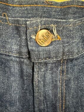 Vintage H.i.s High-Rise Straight-Leg Women’s Jeans in Indigo Blue